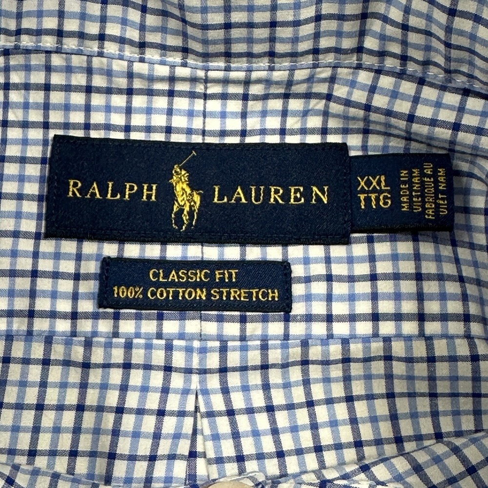 Ralph Lauren Classic Fit Shirt Mens Size 2XL Multicolor Plaid Long Sleeve - Picture 3 of 8